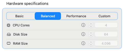 Performance Presets